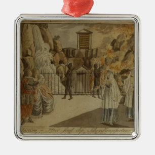 Ornamento De Metal Cena "da flauta mágica" por Mozart, 1795