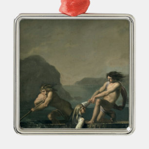 Ornamento De Metal Cenas 'de Journey subterrâneo de Niels Klim