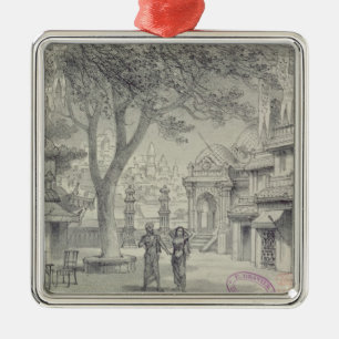 Ornamento De Metal Cenografia para o ato II da ópera 'Lakme