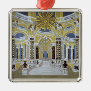 Ornamento De Metal Cenografia para 'o Flute mágico