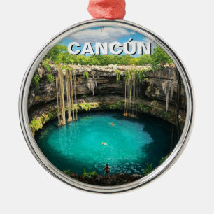 Ornamento De Metal Cenote Centro de Viagens Cancun México