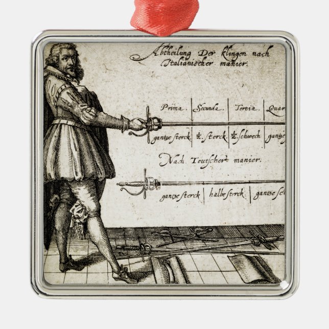 Ornamento De Metal Cerco do renascimento (Frente)