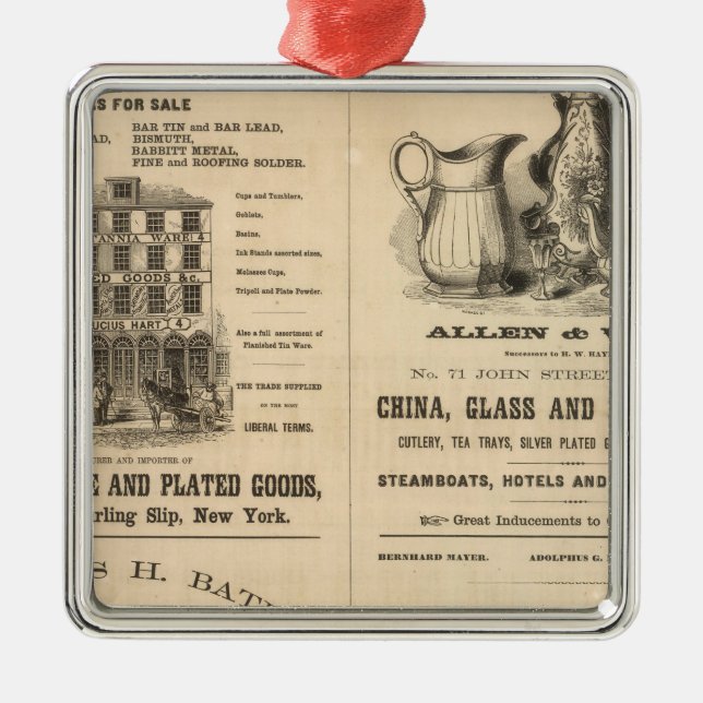 Ornamento De Metal Cervo de Lucius (Frente)