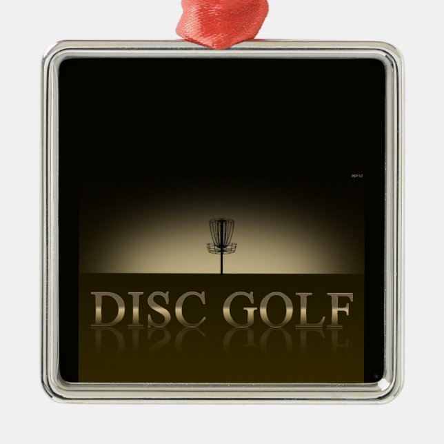 Ornamento De Metal Cesta Distante (Frente)