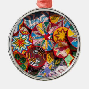 Ornamento De Metal Cestos Etíopes Tradicionais