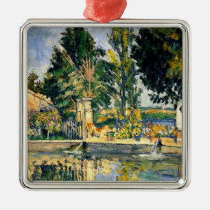 Ornamento De Metal Cezanne - Jas de Bouffan, 1876, famosa pintura,