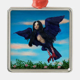 Ornamento De Metal Chá de Sangue e Travesseiro de Rapariga de Corda V