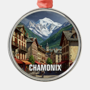Ornamento De Metal Chamonix France Mont Blanc