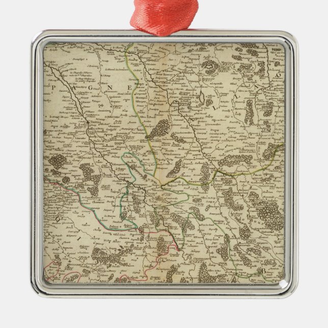 Ornamento De Metal Champagne, France (Frente)