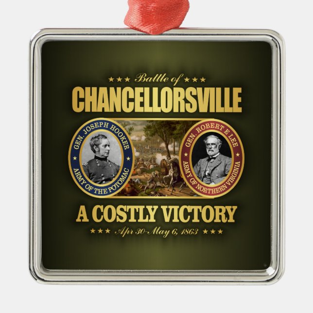 Ornamento De Metal Chancellorsville (FH2) (Frente)