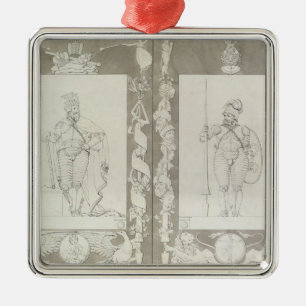Ornamento De Metal Charlemagne e Heymon, 1804-5