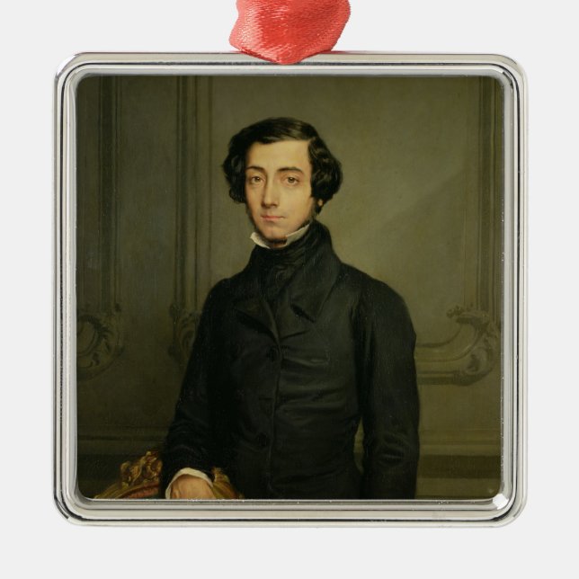 Ornamento De Metal Charles-Alexis-Henri Clerel de Tocqueville 1850 (Frente)