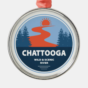 Ornamento De Metal Chattooga Wild E Scenic River