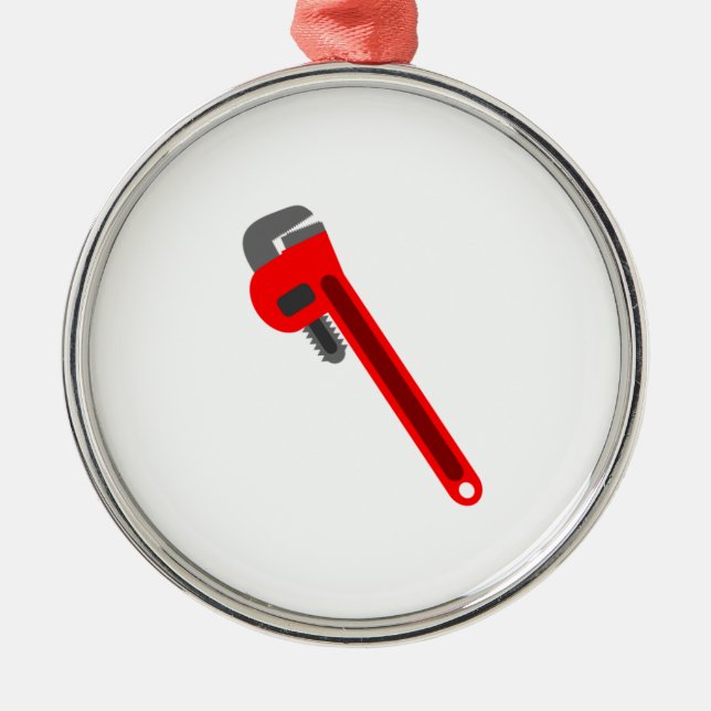 Ornamento De Metal Chave do canalizador (Frente)