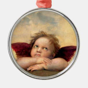 Ornamento De Metal Cherub