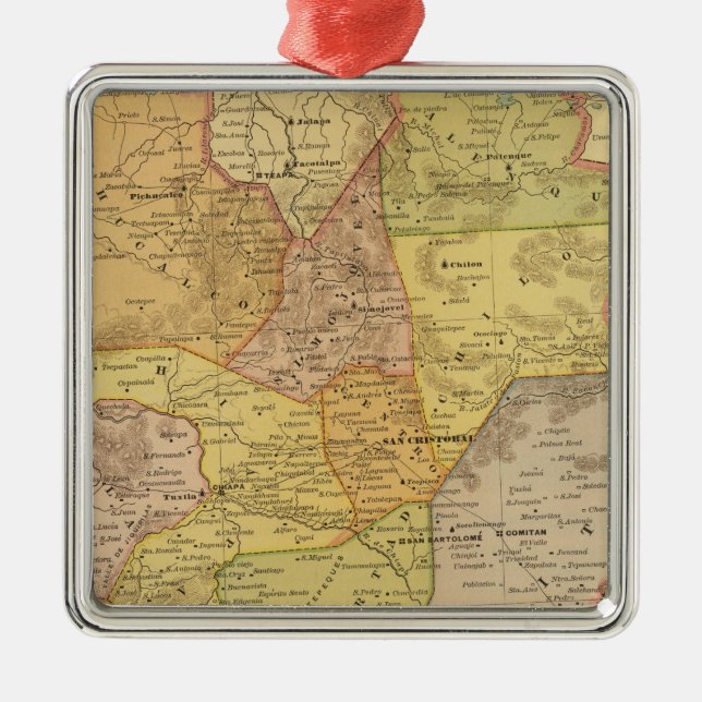 Ornamento De Metal Chiapas (Frente)
