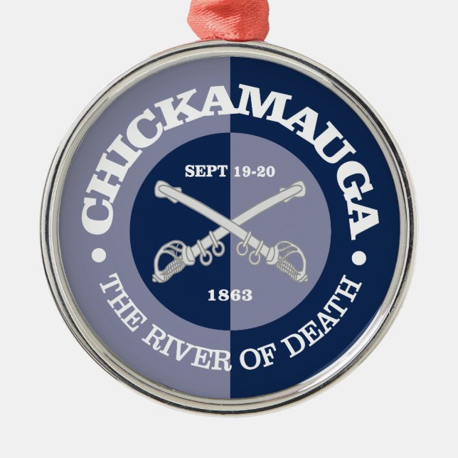 Ornamento De Metal Chickamauga (B&G) (Frente)