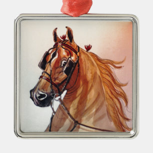 Ornamento De Metal Chicote de fios da multa do cavalo de Saddlebred