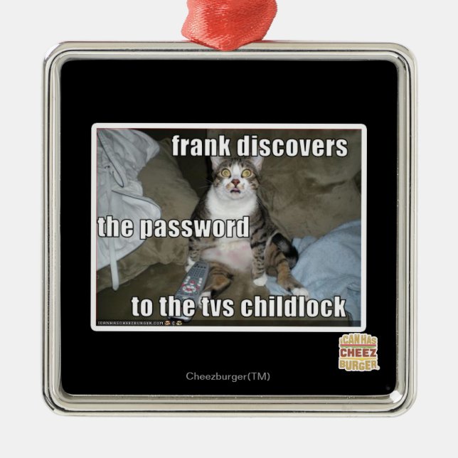 Ornamento De Metal Childlock de TV (Frente)