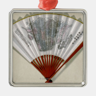 Ornamento De Metal China na cara de um mapa de FanPanoramic