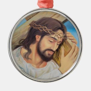 Ornamento De Metal Christian Faith Jesus Cristo