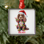 ORNAMENTO DE METAL CHRISTMAS AMERICANO COCKER SPANIEL DOG<br><div class="desc">CHRISTMAS AMERICANO COCKER SPANIEL DOG</div>