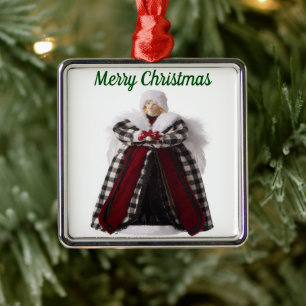 Ornamento De Metal Christmas Angel Ornament