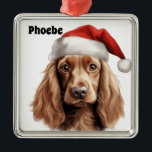 ORNAMENTO DE METAL CHRISTMAS INGLÊS COCKER SPANIEL DOG<br><div class="desc">CHRISTMAS INGLÊS COCKER SPANIEL DOG</div>