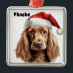 ORNAMENTO DE METAL CHRISTMAS INGLÊS COCKER SPANIEL DOG<br><div class="desc">CHRISTMAS INGLÊS COCKER SPANIEL DOG</div>