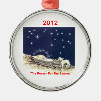 Ornamento De Metal Christmas*Ornament*Baby Jesus*Religious*LyndaH60*