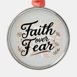 Ornamento De Metal  Christmas Ornament | Faith Inspired