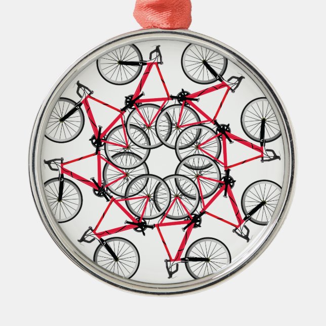 Ornamento De Metal Ciclo da bicicleta (Frente)