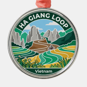 Ornamento De Metal Ciclo Ha Giang Vietnã