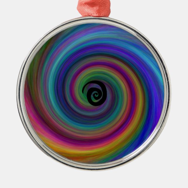 Ornamento De Metal ciclone (Frente)