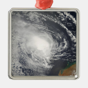 Ornamento De Metal Ciclone tropical Jacob que aproxima Austrália