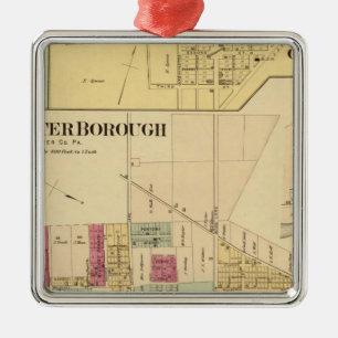 Ornamento De Metal Cidade de Bridgewater com Shippingport