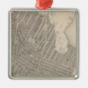 Ornamento De Metal Cidade de Nova Iorque