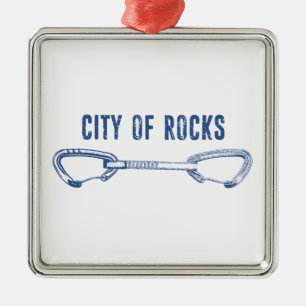 Ornamento De Metal Cidade De Rochas Idaho Rock Escalando Rápido