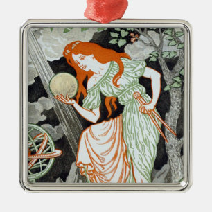 Ornamento De Metal Cientista feminina (Mulheres na Ciência e Tecnolo