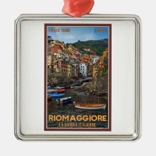 Ornamento De Metal Cinque Terre - Riomaggiore