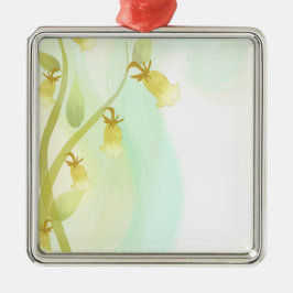 Ornamento De Metal Cintos Amarelos Lavagem Por Aquarela