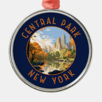 Circular Retrotraído do Central Park Nova Iorque
