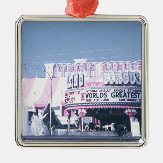 Ornamento De Metal Circus Las Vegas (Frente)