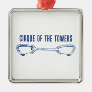 Ornamento De Metal Cirque Das Torres Subindo Rapidamente