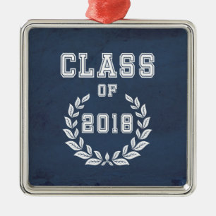 Ornamento De Metal Classe de 2018