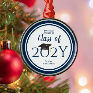 Ornamento De Metal Classe de Formando de Boné de formatura Elegant 2