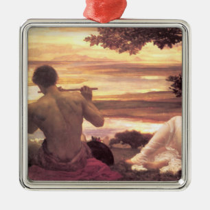 Ornamento De Metal Classical Idyll (por Frederic Leighton)