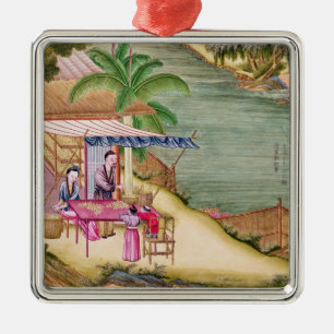 Ornamento De Metal Classificando os casulos