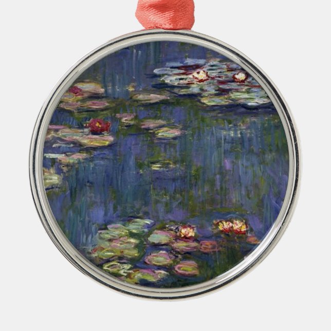 Ornamento De Metal Claude Monet Impressionista Impressionista Impress (Frente)