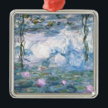 Ornamento De Metal Claude Monet Impressionista Impressionista Impress<br><div class="desc">Impressionista Paisagem Pintura por Claude Monet - Clássicas Masteroides - Série Impressionista de Claude Monet - Pintura Impressionista Claude Monet Impressionista Água Lillies</div>
